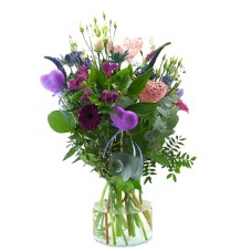 Valentine bouquet lilac purple pink (Large (L))